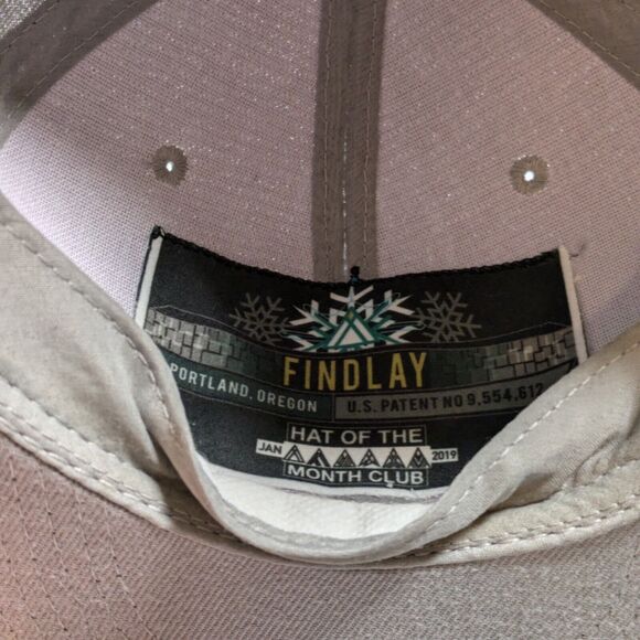 Findlay Logo Snapback Hat Stash Pocket Grey Portland Stampede Lace January 2019 - Picture 4 of 7